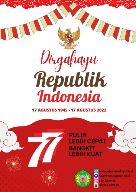 SD Negeri Yogyakarta HUT RI ke 77