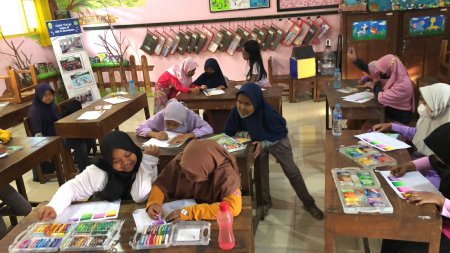SD Negeri Yogyakarta Kegiatan Ekstra Lukis