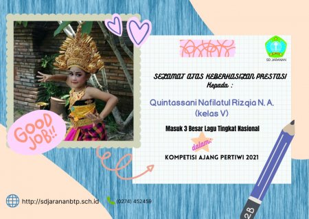SD Negeri Yogyakarta Mbk Quinta Juara Menyanyi 