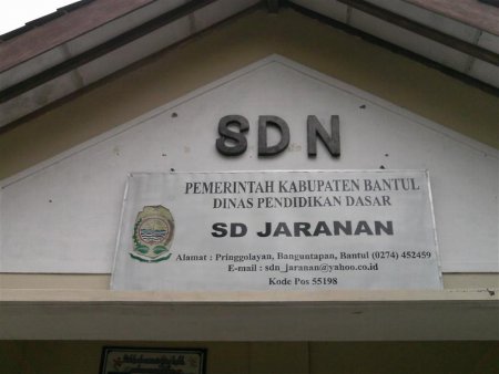 SD Negeri Yogyakarta Papan Nama tahun 2013