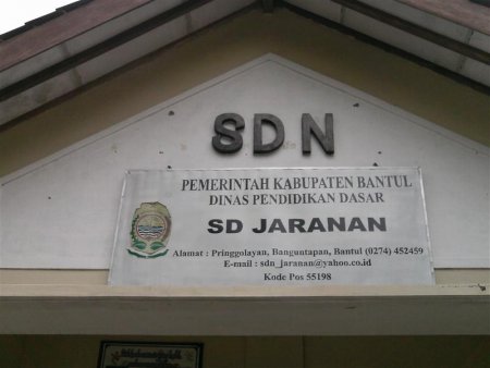 SD Negeri Yogyakarta papan nama